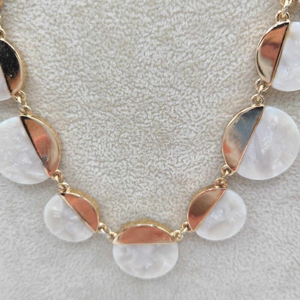 J Crew Disc Necklace - Picture 4 of 9